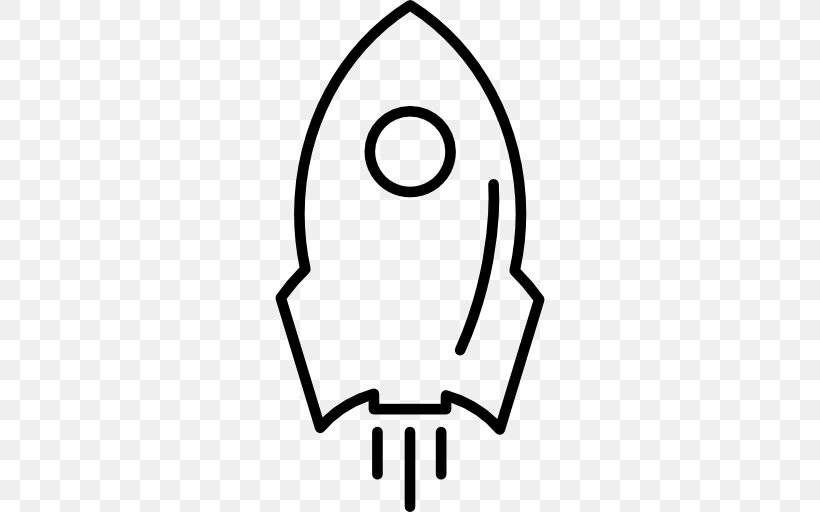 Drawing Rocket Launch Spacecraft, PNG, 512x512px, Drawing, Area, Black, Black And White, Cartoon Download Free