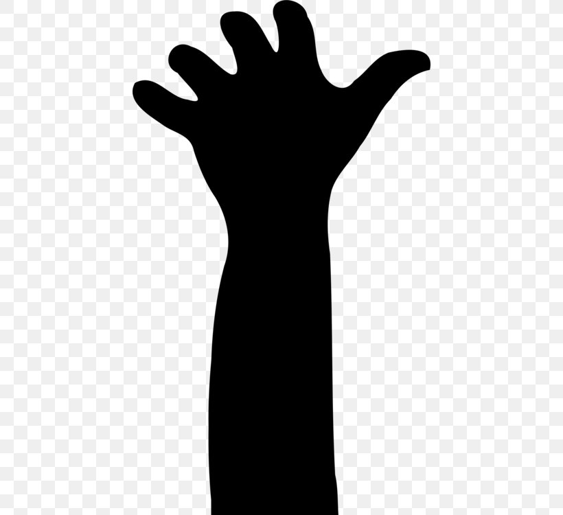 Silhouette Finger, PNG, 434x750px, Silhouette, Blackandwhite, Drawing, Finger, Gesture Download Free