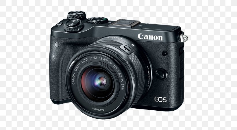 Canon EOS M6 Canon EF-M 15–45mm Lens Mirrorless Interchangeable-lens Camera Canon EF-M 18–150mm Lens, PNG, 675x450px, Canon Eos M6, Camera, Camera Accessory, Camera Lens, Cameras Optics Download Free
