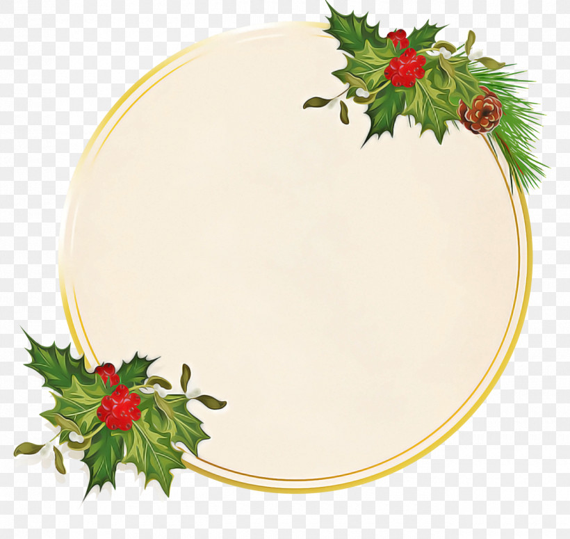 Christmas Holly Frame Christmas Holly Border Christmas Holly Decor, PNG, 1300x1230px, Christmas Holly Frame, Alpine Strawberry, Christmas Holly Border, Christmas Holly Decor, Dishware Download Free