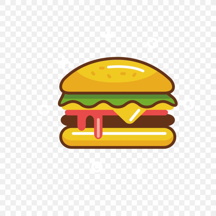 Hamburger Fast Food Cheeseburger Clip Art, PNG, 1500x1500px, Hamburger, Burger King, Cartoon, Clip Art, Fast Food Download Free