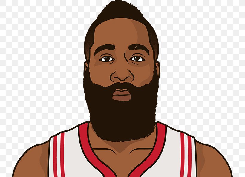 James Harden Houston Rockets Cleveland Cavaliers NBA Playoffs, PNG, 750x593px, James Harden, Basketball, Beard, Cartoon, Cheek Download Free
