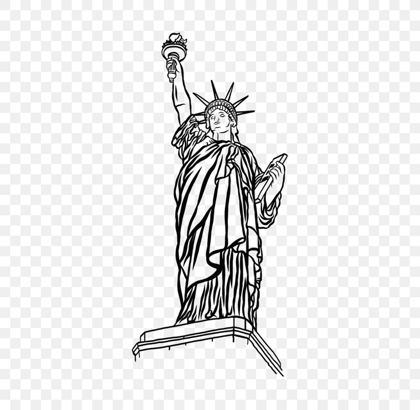 Statue Of Liberty Monument Drawing Art, PNG, 800x800px, Statue Of Liberty, Americas, Arm, Art, Artwork Download Free