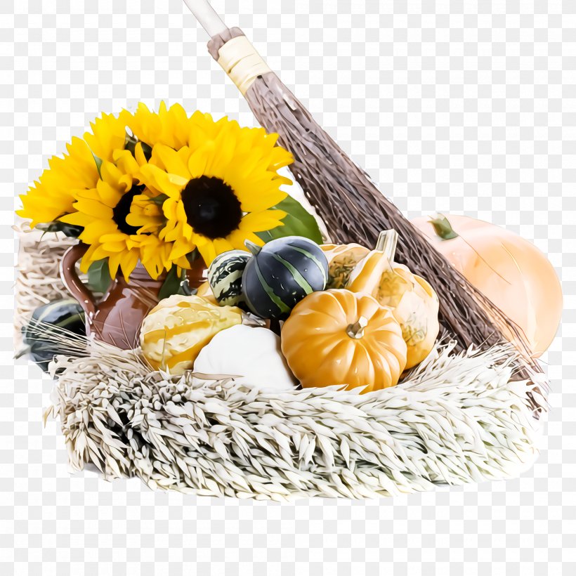 Sunflower, PNG, 2000x2000px, Yellow, Basket, Cut Flowers, Flower, Gift Basket Download Free