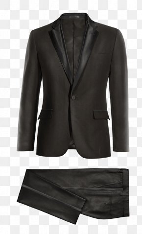 Blazer - Tuxedo Lapel Suit Blazer Jacket PNG