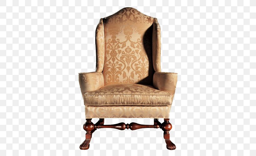 Wing Chair Couch Stool, PNG, 500x500px, Chair, Cartoon, Comfort, Couch, Furniture Download Free