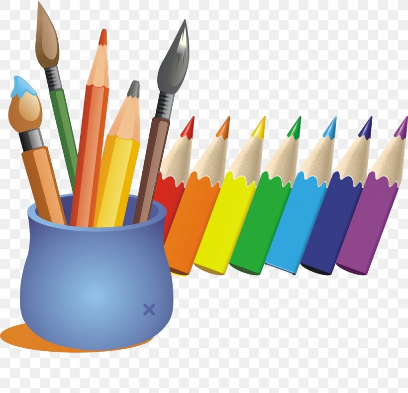 Colored Pencil, PNG, 1024x987px, Pen, Animation, Brush Pot, Cartoon, Color Download Free