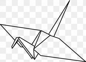 Crane - Crane Paper Orizuru Clip Art PNG