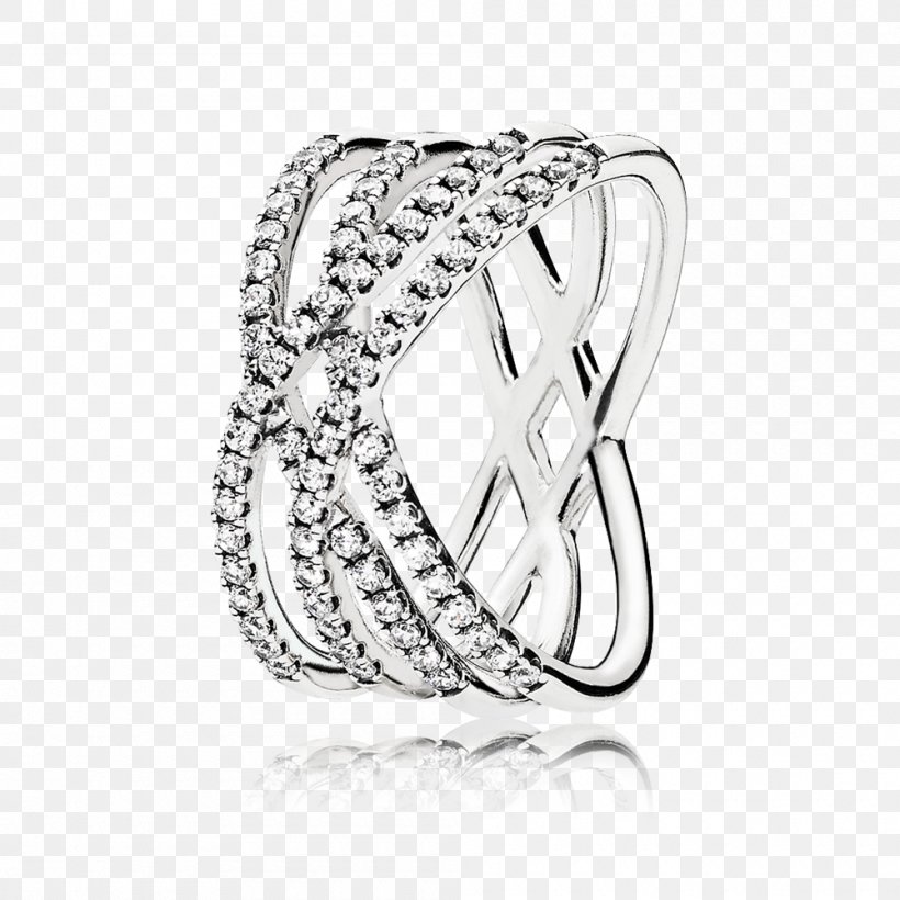 Pandora Cosmic Lines CZ Ring Cubic Zirconia Pandora Abstract Elegance Ring, PNG, 1000x1000px, Pandora, Body Jewelry, Charm Bracelet, Cubic Zirconia, Diamond Download Free
