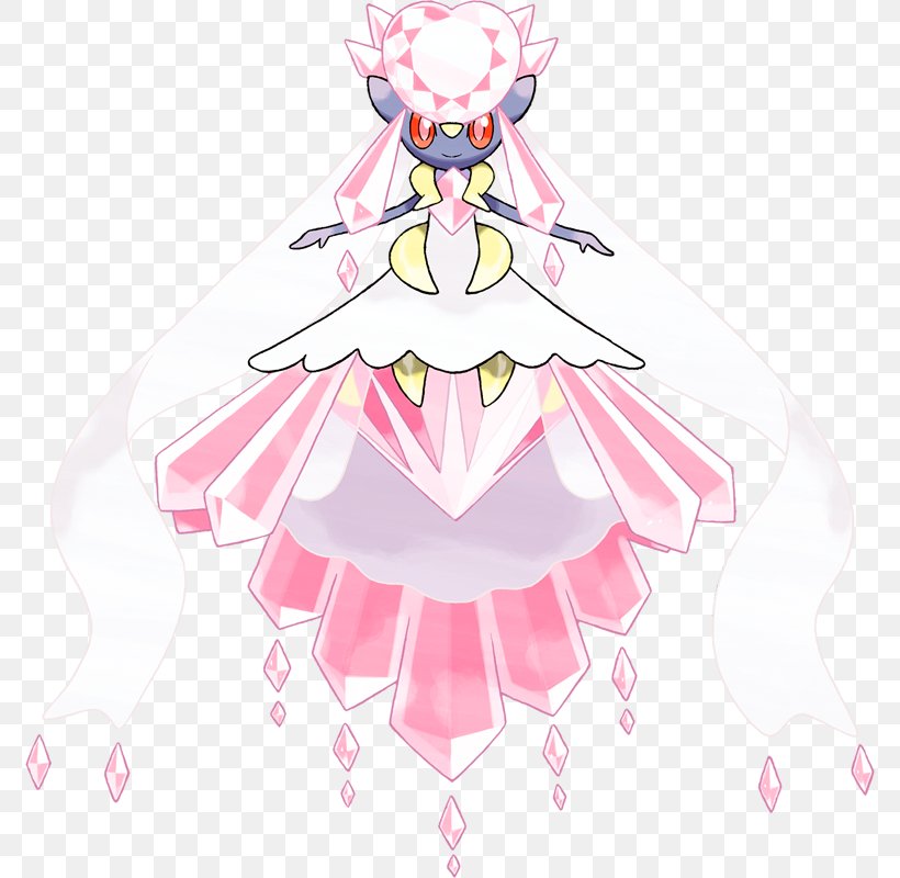 Pokémon Omega Ruby And Alpha Sapphire Pokémon X And Y Pokémon Ultra Sun And Ultra Moon Diancie, PNG, 774x800px, Watercolor, Cartoon, Flower, Frame, Heart Download Free