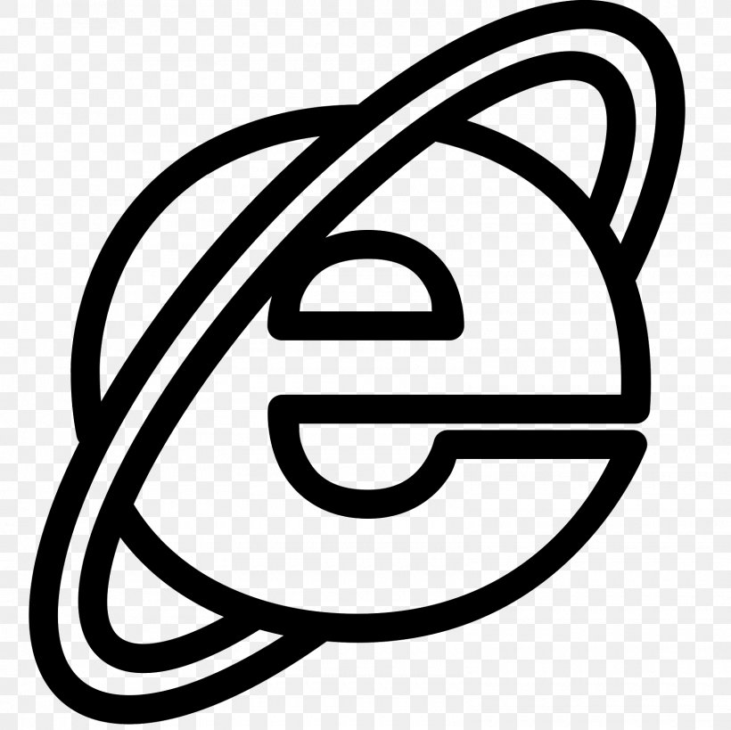 Internet Explorer File Explorer Clip Art, PNG, 1600x1600px, Internet Explorer, Area, Black And White, File Explorer, Internet Download Free