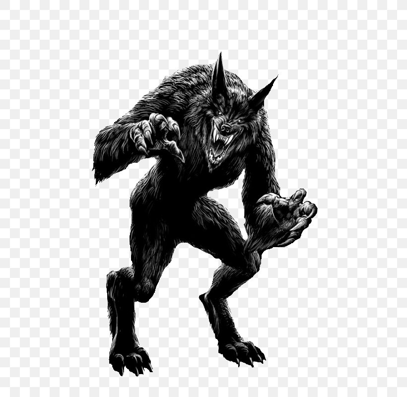 Cycle Of The Werewolf Horror Howl Of The Werewolf, PNG, 500x800px, Cycle Of The Werewolf, Art, Black And White, Carnivoran, Demon Download Free