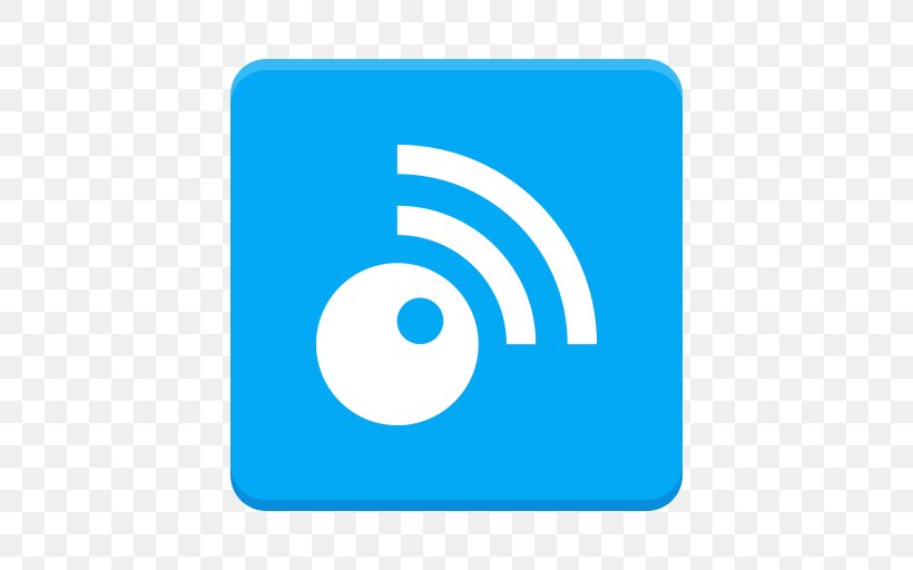 Inoreader News Aggregator Android RSS, PNG, 512x512px, Inoreader, Android, Area, Blog, Blue Download Free