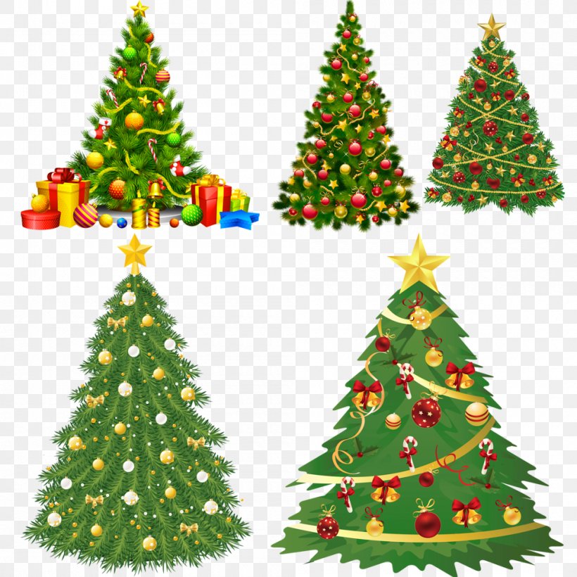 Santa Claus Christmas Tree Clip Art, PNG, 1000x1000px, Santa Claus, Christmas, Christmas Decoration, Christmas Gift, Christmas Ornament Download Free