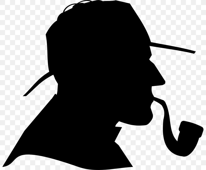 Detective Silhouette Clip Art, PNG, 800x679px, Detective, Artwork, Black, Black And White, Fictional Character Download Free