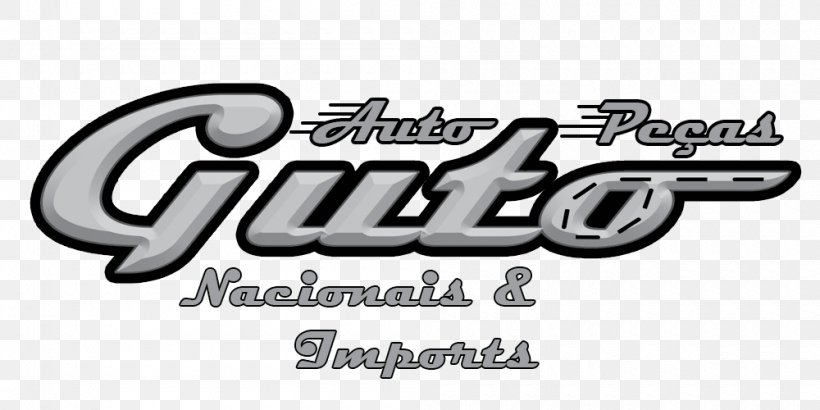 Guto Auto Parts Logo Brand, PNG, 1000x500px, Logo, Account Manager, Automotive Design, Black And White, Brand Download Free
