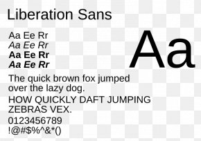 Tipografia - Liberation Fonts Typeface Monospaced Font TrueType Font PNG