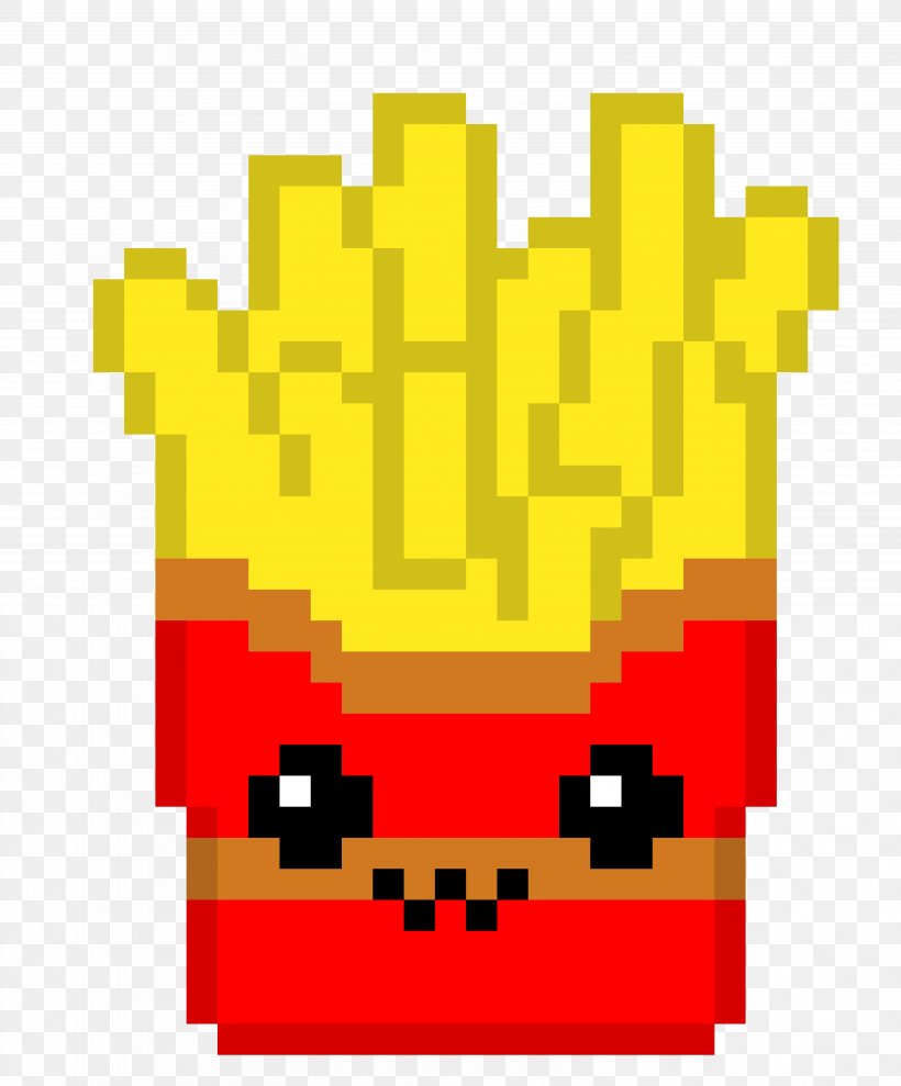Minecraft French Fries Pixel Art Png 6061x7315px