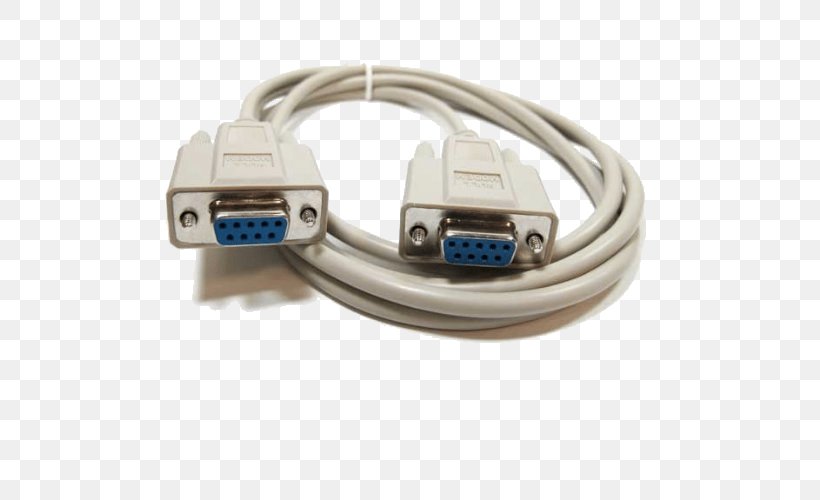 Serial Cable Null Modem D-subminiature Electrical Cable Serial Port, PNG, 500x500px, Serial Cable, Adapter, Cable, Computer, Computer Port Download Free