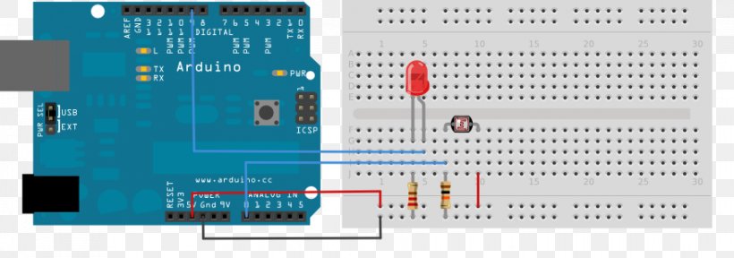 Arduino Wiring Analog Signal Sensor Input/output, PNG, 879x309px, Arduino, Analog Signal, Blue, Brand, Breadboard Download Free