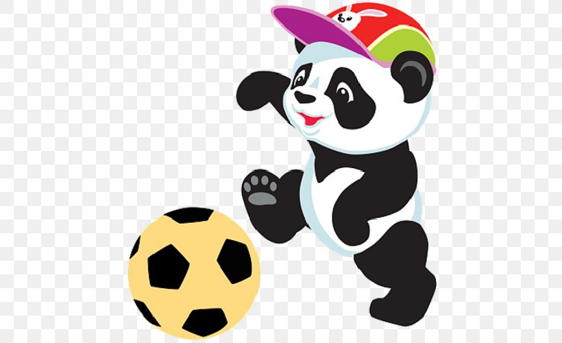 Giant Panda Cartoon Drawing, PNG, 500x500px, Giant Panda, Ball, Carnivoran, Cartoon, Child Download Free