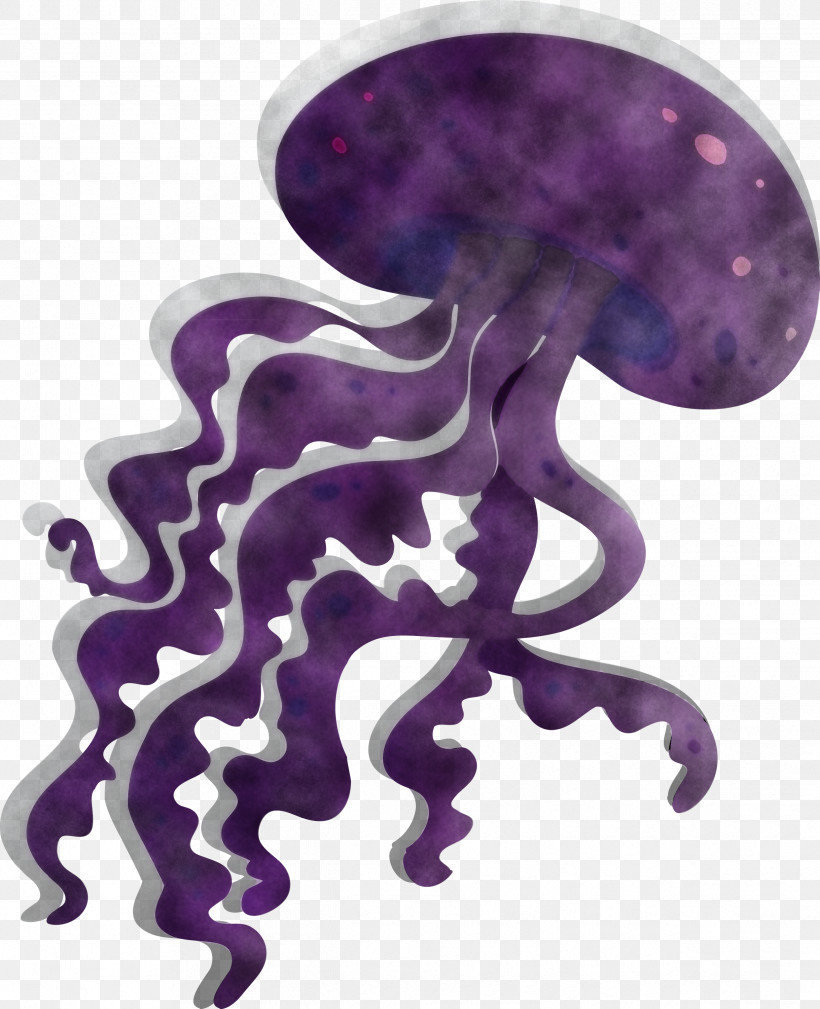 Purple Octopus Violet Octopus, PNG, 2437x3000px, Purple, Octopus, Violet Download Free