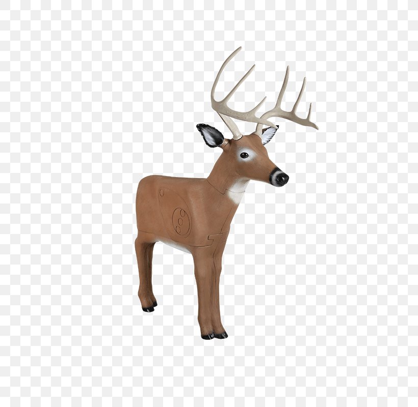 Reindeer White-tailed Deer Target Archery Bowhunting, PNG, 800x800px, Reindeer, Animal Figure, Antler, Archery, Bow And Arrow Download Free