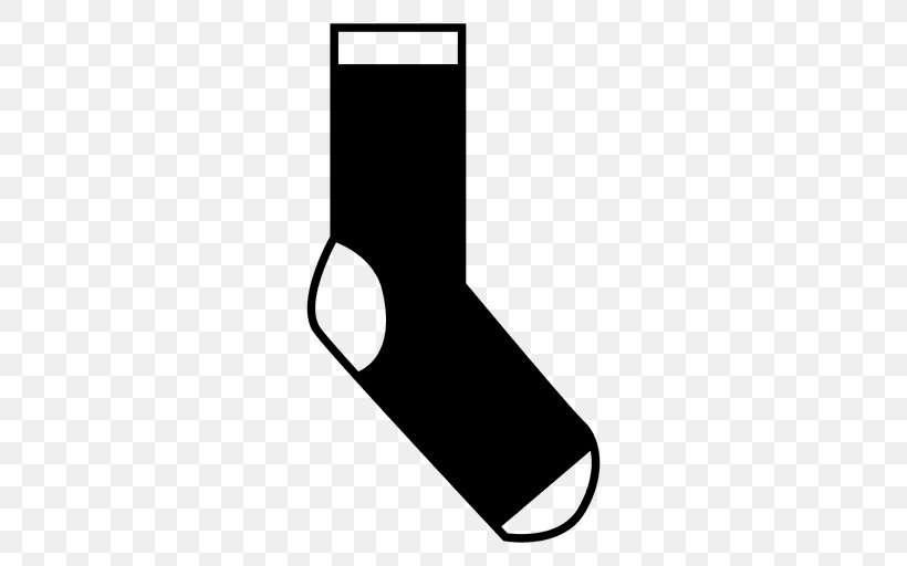 Sock Clothing Christmas Stockings Knee Highs, PNG, 512x512px, Sock, Black, Black And White, Christmas Stockings, Clothing Download Free