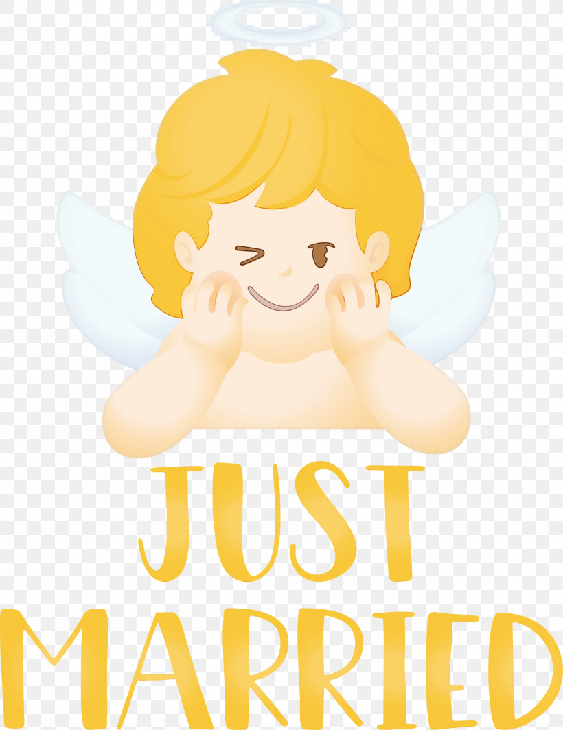 Cartoon Istx Eu.esg Cl.a.se.50 Eo Yellow Line Happiness, PNG, 2311x3000px, Just Married, Cartoon, Flower, Geometry, Happiness Download Free