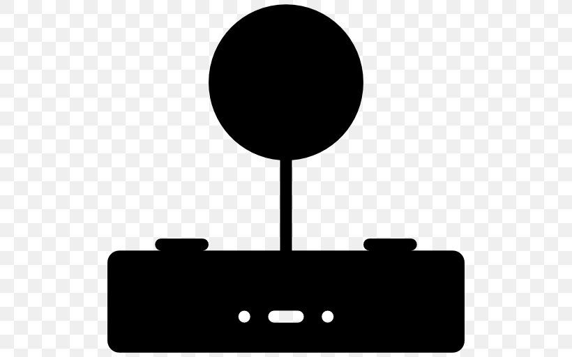Joystick Black Video Game, PNG, 512x512px, Joystick, Black, Black And White, Game, Game Controllers Download Free