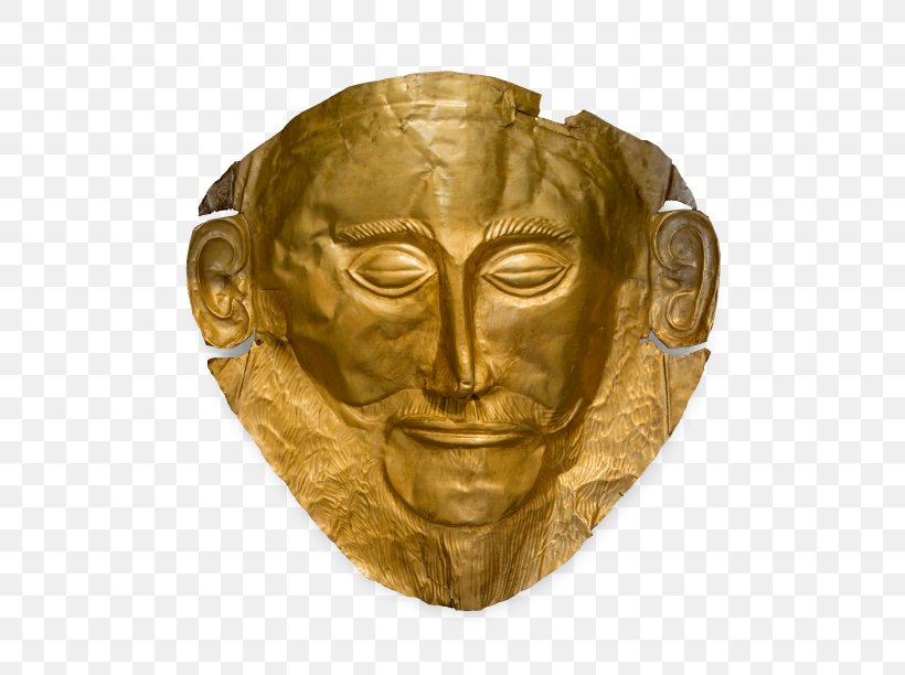 Mask Of Agamemnon Grave Circle A, Mycenae Death Mask, PNG, 600x612px, Mask Of Agamemnon, Aegean Civilizations, Agamemnon, Artifact, Atreus Download Free