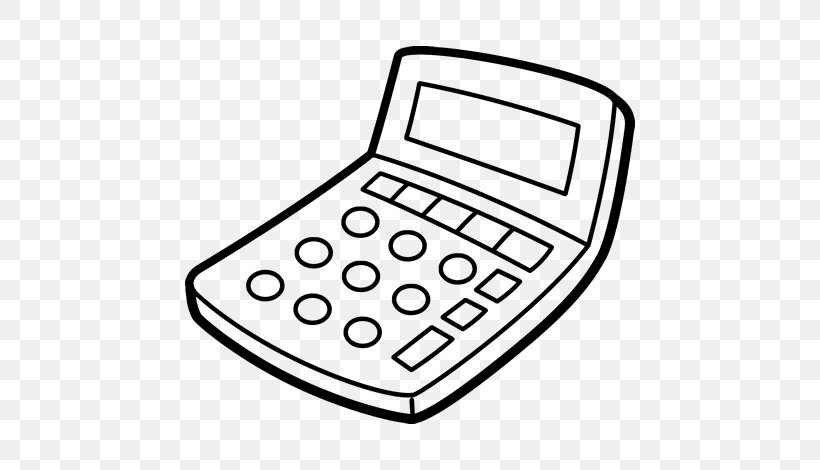 Scientific Calculator Coloring Book Drawing Calculation, PNG, 600x470px, Calculator, Area, Black And White, Calculation, Casio Download Free