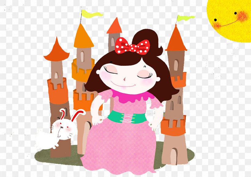 A Little Princess Cartoon Illustration, PNG, 1024x724px, Little Princess, Android, Art, Cartoon, Child Download Free