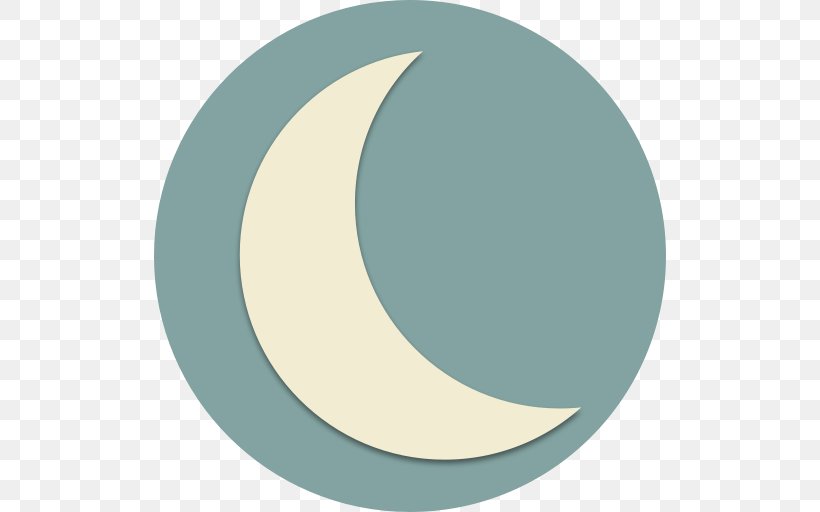 Moon Symbol Clip Art, PNG, 512x512px, Moon, Aqua, Flat Design, Green, Logo Download Free