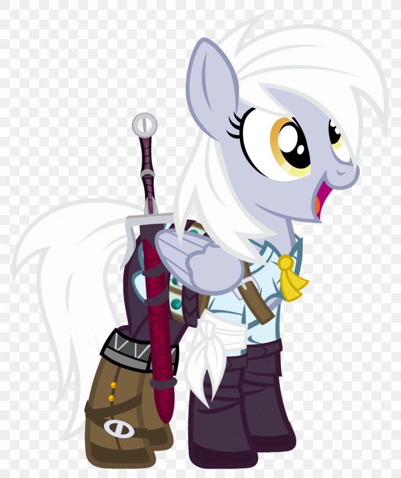 Derpy Hooves My Little Pony The Witcher 3: Wild Hunt Twilight Sparkle, PNG, 1024x1222px, Derpy Hooves, Art, Cartoon, Ciri, Fiction Download Free