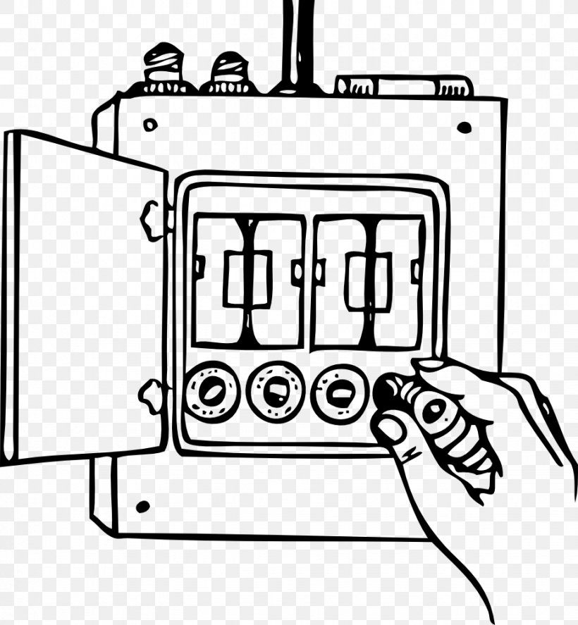 Fuse Wiring Diagram Clip Art, PNG, 924x1000px, Fuse, Area, Black And White, Circuit Breaker, Diagram Download Free