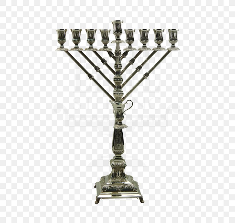 Menorah Hanukkah Jewish Holiday Jewish Ceremonial Art Judaism, PNG, 585x780px, Menorah, Brass, Candle, Candle Holder, Candlestick Download Free