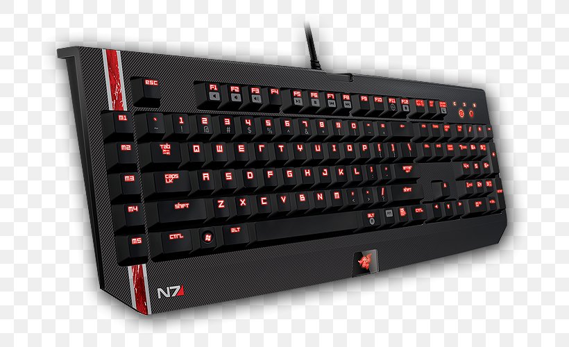 Computer Keyboard Battlefield 3 Mass Effect 3 Razer BlackWidow Ultimate 2016 Gaming Keypad, PNG, 710x500px, Computer Keyboard, Battlefield 3, Computer Component, Electronic Device, Electronic Instrument Download Free