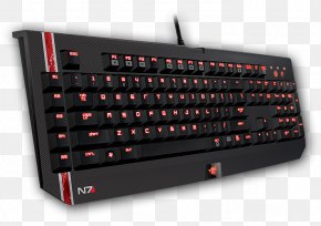 Cutting Edge Haunted House - Computer Keyboard Battlefield 3 Mass Effect 3 Razer BlackWidow Ultimate 2016 Gaming Keypad PNG