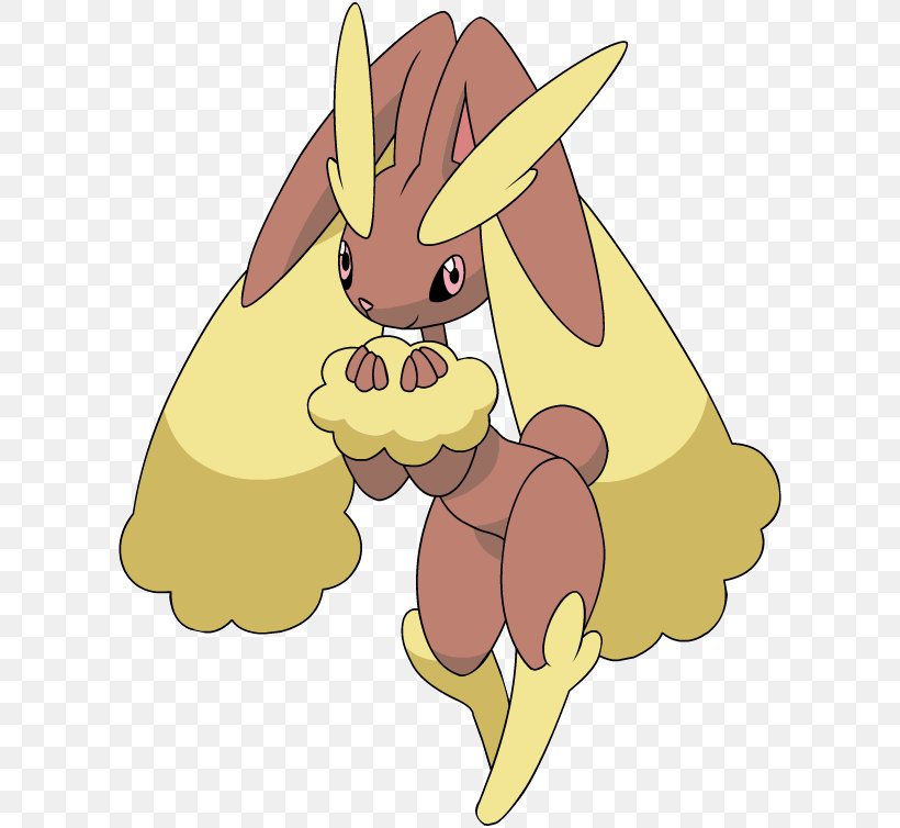 Pokémon X And Y Lopunny Buneary Pokémon Sun And Moon, PNG, 608x754px, Watercolor, Cartoon, Flower, Frame, Heart Download Free