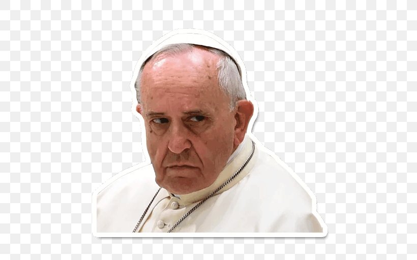 Pope Francis Telegram Sticker City Council, PNG, 512x512px, Pope Francis, Chin, City Council, Comune, Consiglio Comunale Download Free