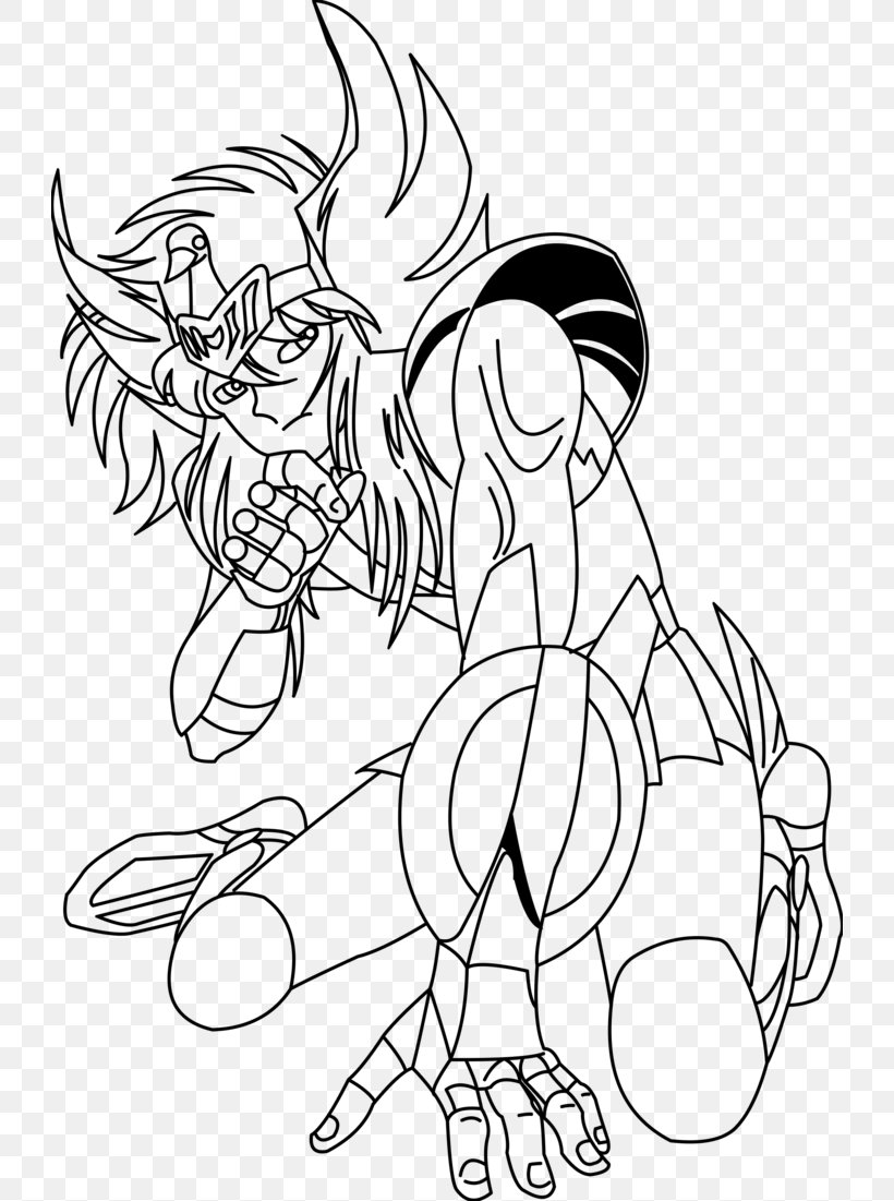 Saint Seiya: Knights Of The Zodiac Pegasus Seiya Art Drawing, PNG, 726x1101px, Watercolor, Cartoon, Flower, Frame, Heart Download Free