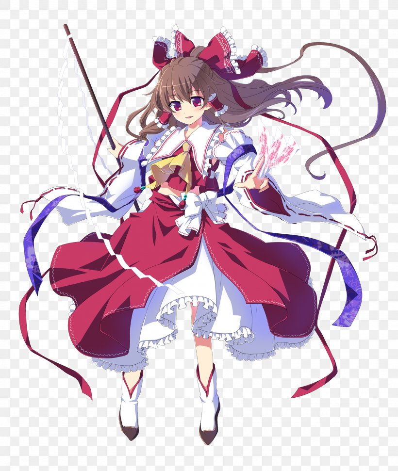 The Embodiment Of Scarlet Devil Reimu Hakurei Marisa Kirisame Desktop Wallpaper, PNG, 2000x2370px, Watercolor, Cartoon, Flower, Frame, Heart Download Free