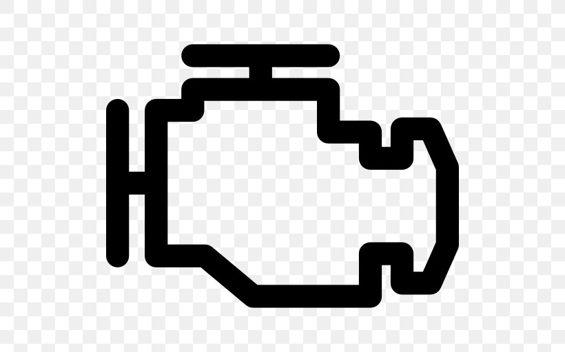 Car Check Engine Light Diesel Engine, PNG, 512x512px, Car, Area, Black, Black And White, Brand Download Free