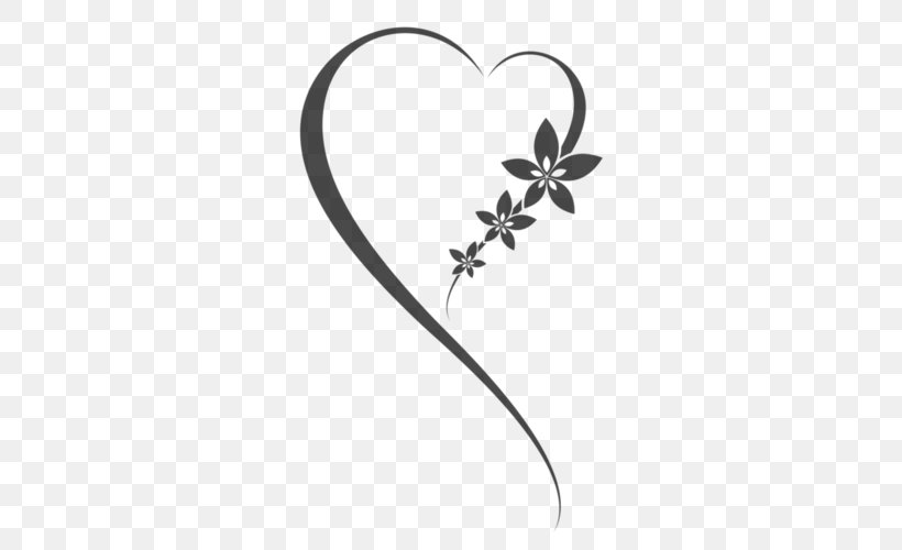 Flower Heart Henna Stock Photography Clip Art, PNG, 500x500px, Flower, Anatomy, Black And White, Body Jewelry, Butterfly Download Free