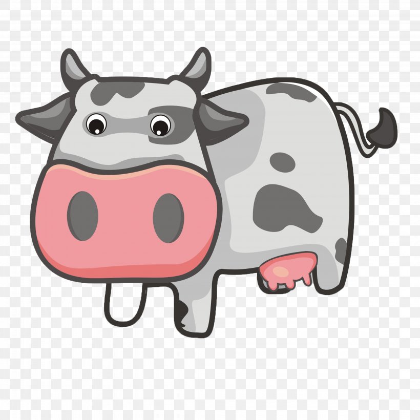 Cattle Cartoon Calf Animation, PNG, 4320x4320px, Cattle, Animated Cartoon, Animation, Calf, Cartoon Download Free