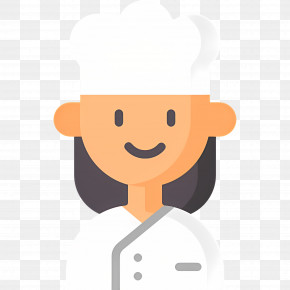 Chef - Cartoon Chef Smiling In Uniform PNG