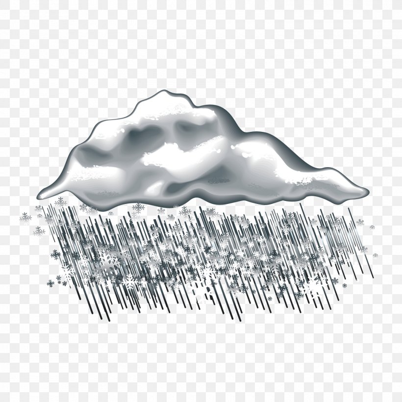 Cloud Rain Snow, PNG, 1500x1500px, Cloudburst, Black And White, Cloud, Jaw, Lightning Download Free