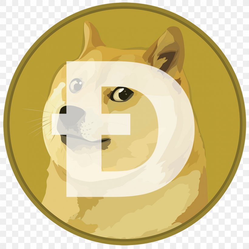 Dogecoin Cryptocurrency Dash Digital Currency, PNG, 1200x1200px, Dogecoin, Altcoins, Bitcoin, Blockchain, Carnivoran Download Free