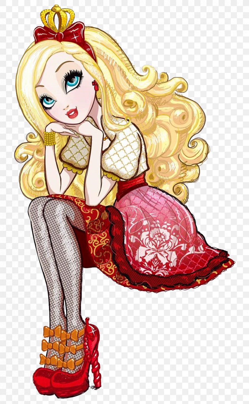 Ever After High Legacy Day Apple White Doll Queen Of Hearts Snow White, PNG, 852x1382px, Ever After High, Apple, Art, Cartoon, Doll Download Free